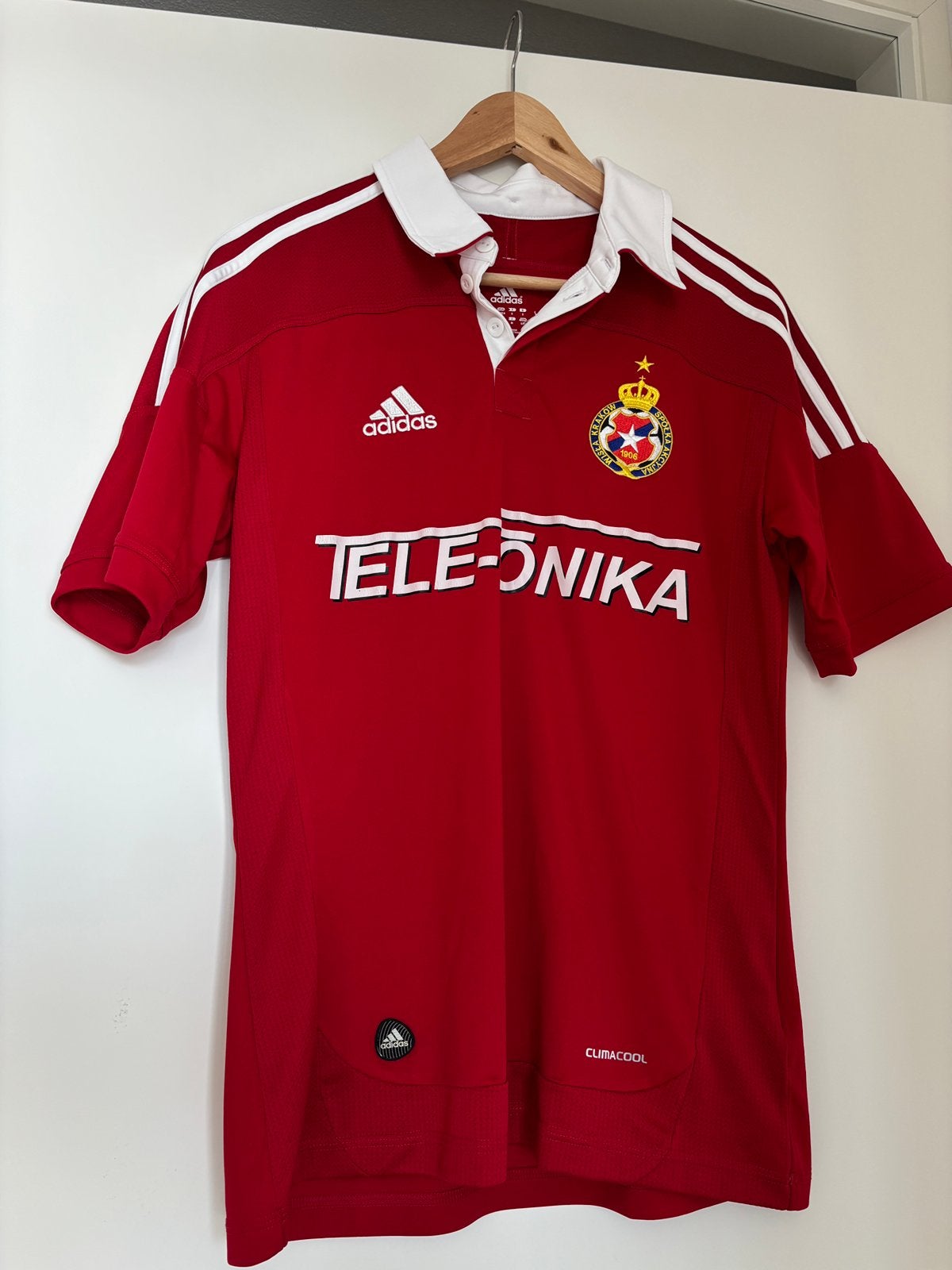 Wisla Krakow thuisshirt 2011/2012, Maat S, Ophalen, Zo goed als nieuw, Shirt