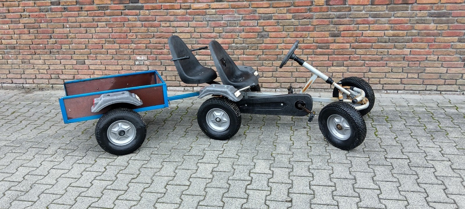 Skelter met aanhanger, Ophalen, Gebruikt, Overige merken, Duozit