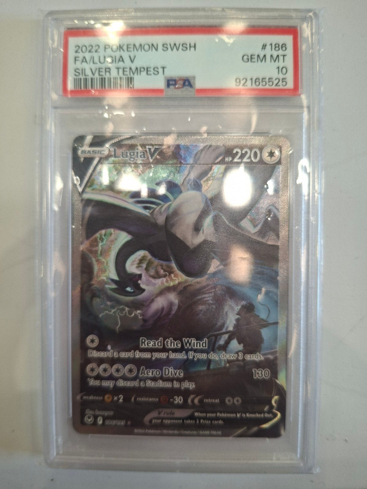 Lugia V (FA) SWSH PSA 10, Ophalen of Verzenden, Nieuw, Losse kaart