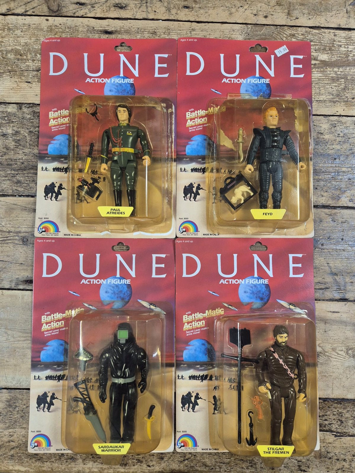 LJN Dune Action Figures 1984 - Vintage collectibles €75 p.s., Ophalen of Verzenden, Gebruikt