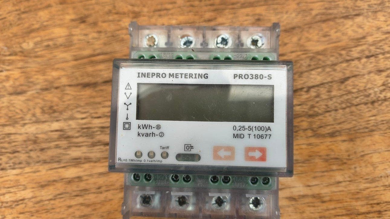 Inepro PRO380-S  Energiemeter - 3-fase kWh meter, Ophalen of Verzenden, Overige typen
