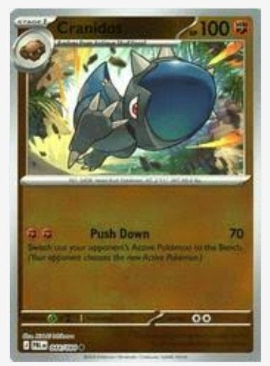 Cranidos #044/084 Reverse Holo Pitch Black -(s2), Verzenden, Zo goed als nieuw
