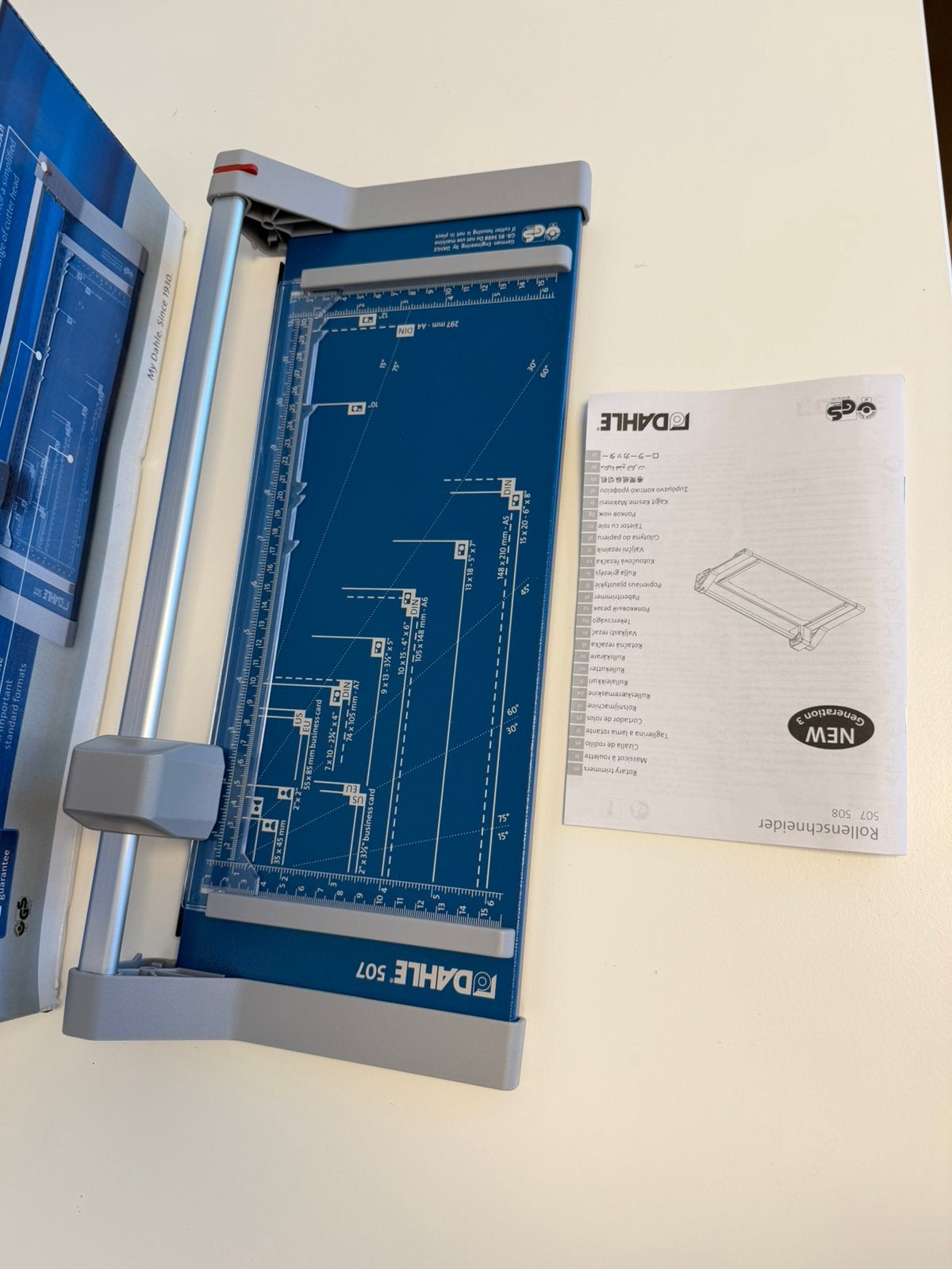 Dahle 507 Rolsnijmachine A4 NIEUW in Doos papier snijmachine, Nieuw, Ophalen of Verzenden, H, H