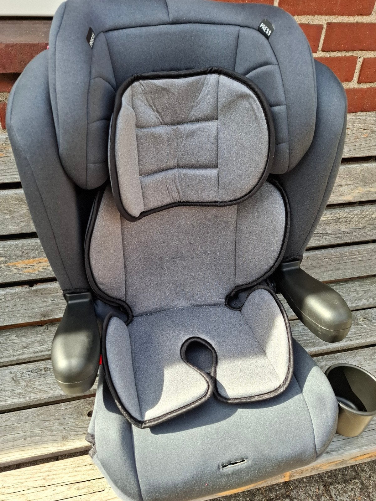 Novi Baby Morris Go Grey autostoel 9-36 kg met Isofix, Autogordel of Isofix, Zijbescherming, Zo goed als nieuw, 9 t/m 36 kg