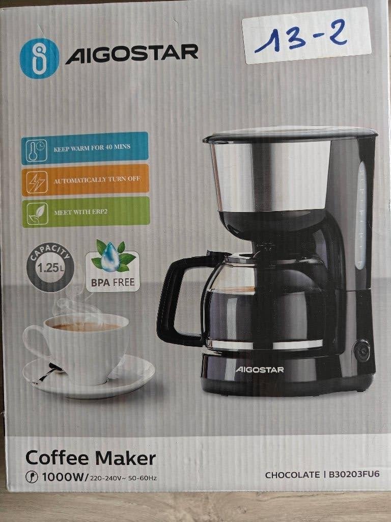 Aigostar koffiezet, Witgoed en Apparatuur, Koffiezetapparaten, 10 kopjes of meer, Gemalen koffie, Ophalen of Verzenden, Koffiemachine