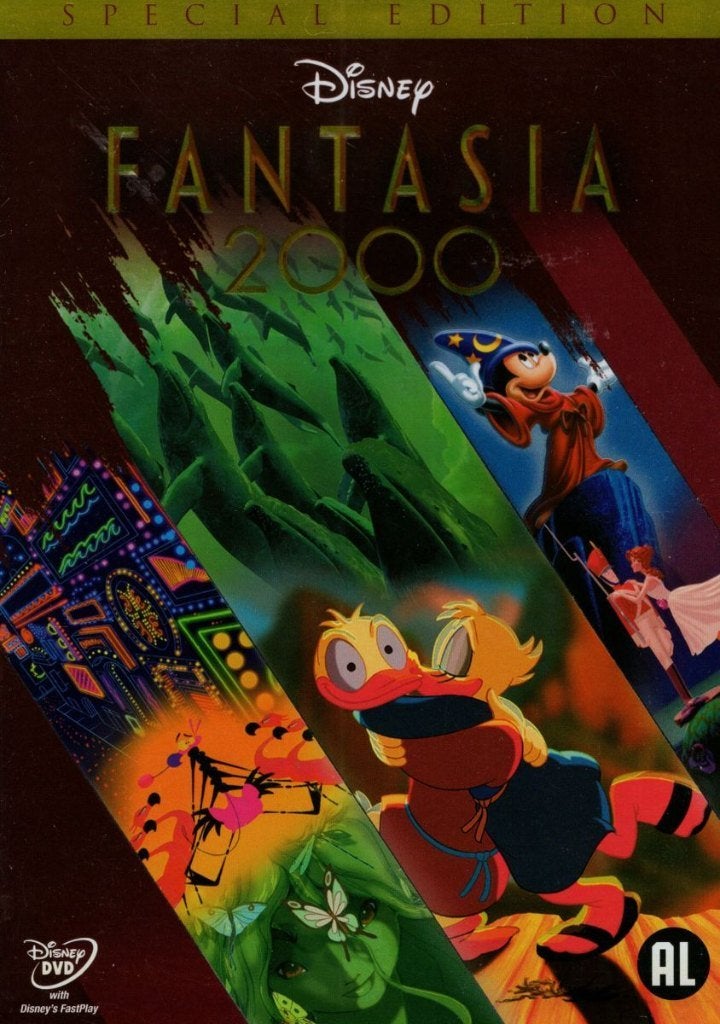 Fantasia 2000 - DVD - met slipcover - disney - NL uitgave, Alle leeftijden, Verzenden, Zo goed als nieuw, Amerikaans