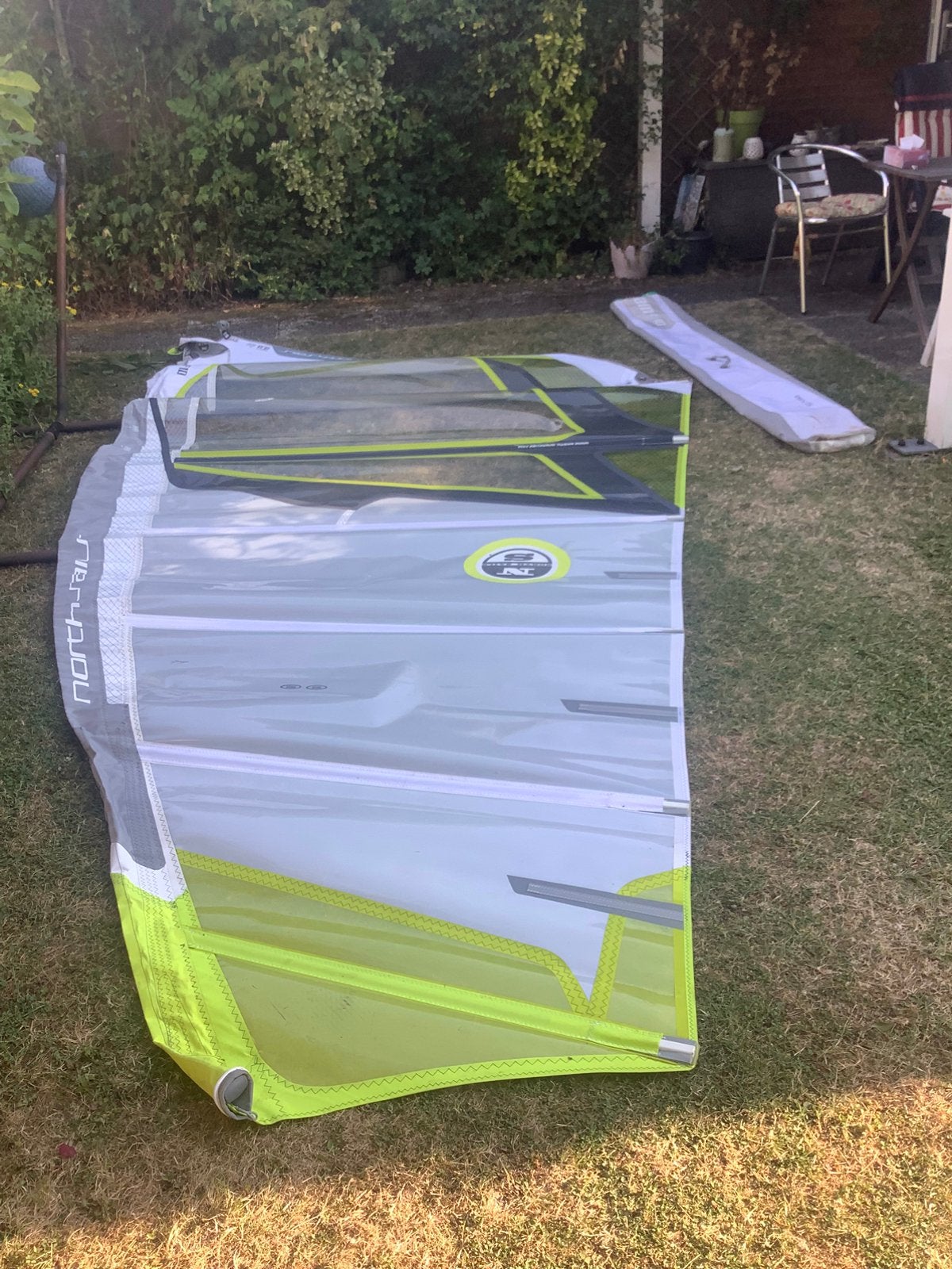 North RAM F10 zeil, 8.0, Watersport en Boten, Ophalen, Met draagtas, Zo goed als nieuw, 8 m² of meer