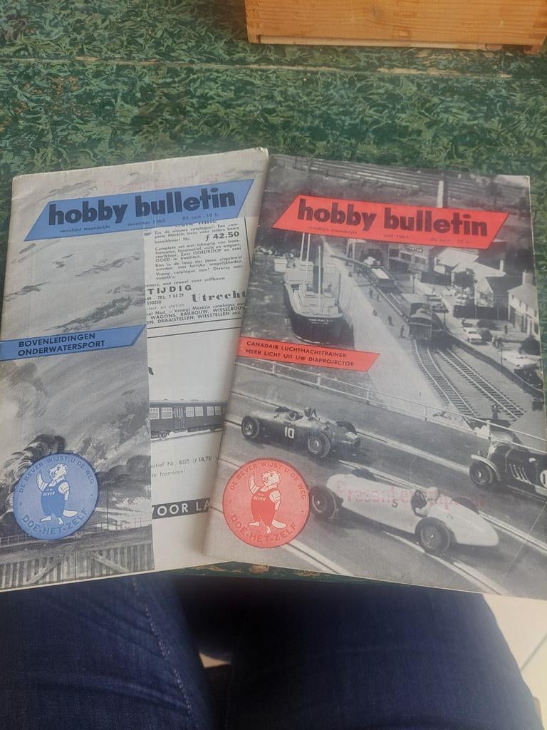 Hobby Bulletin Tijdschriften - April & December 1963, Ophalen of Verzenden, Gebruikt