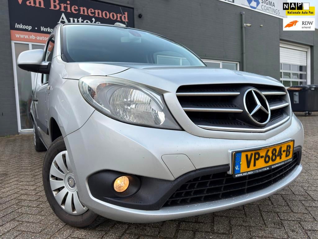 Mercedes-Benz Citan 109 CDI BlueEFFICIENCY Extra Lang met tr, Euro 5, Stof, Gebruikt, Zwart