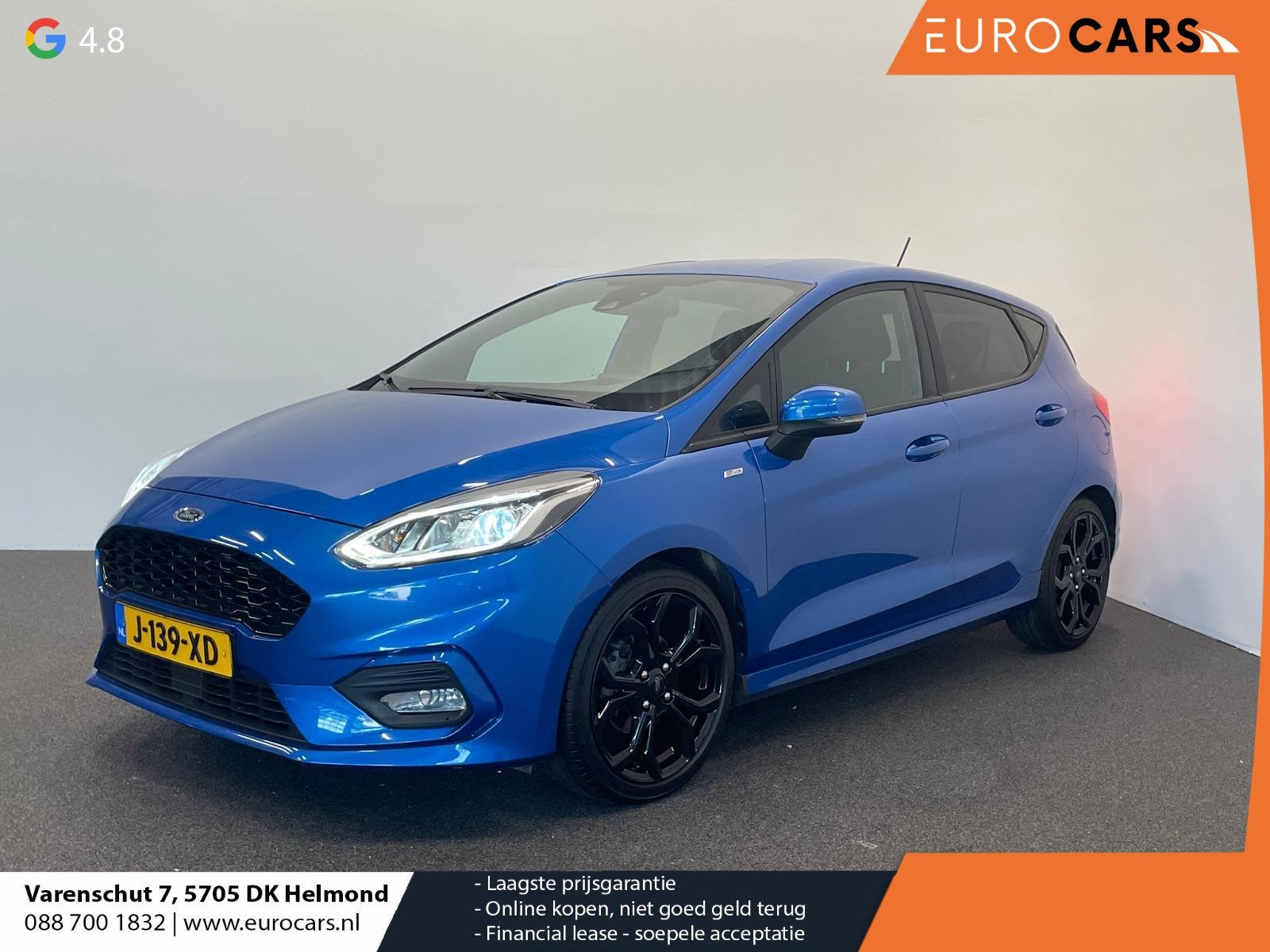 Ford Fiesta 1.0 EcoBoost ST Line Navigatie Parkeersensoren B, Voorwielaandrijving, 94 pk, Stof, Gebruikt