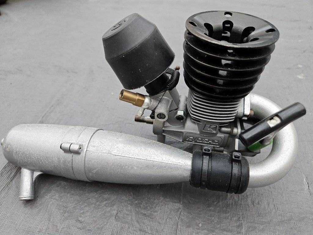 Kyosho GX21, 3,5cc nitro motor, Gebruikt, Auto offroad, Ophalen of Verzenden, Nitro