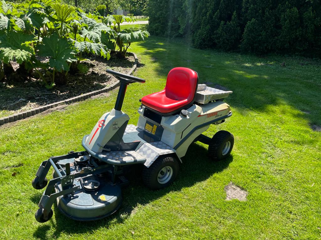 Cramer Tourno pick up Grasmaaier, Tuin en Terras, Grasmaaiers, Ophalen, Cirkelmaaier, Gebruikt, Elektrische starter