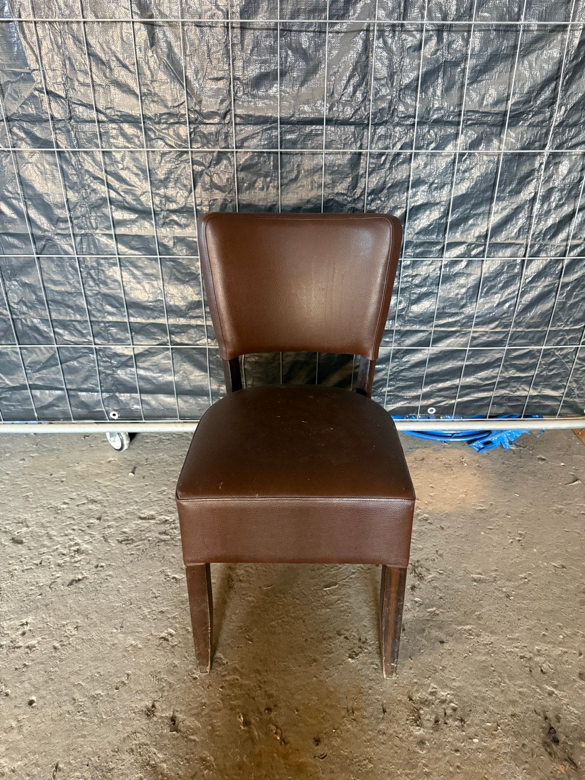 Set van 14 Vintage Bruine Eetkamerstoelen, Antiek en Kunst, Ophalen of Verzenden