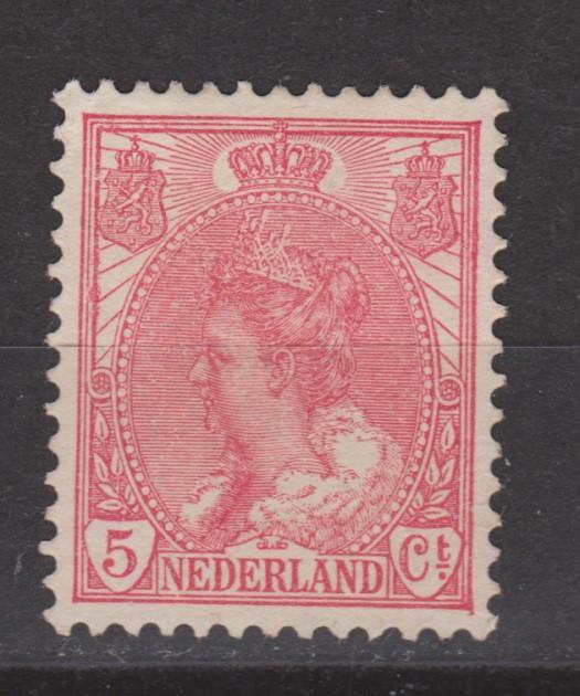 NVPH 60 ongeb Wilhelmina 1899 ; OUD NEDERLAND per stuk, Postzegels en Munten, Postzegels | Nederland, Postfris, T/m 1940, Ophalen of Verzenden