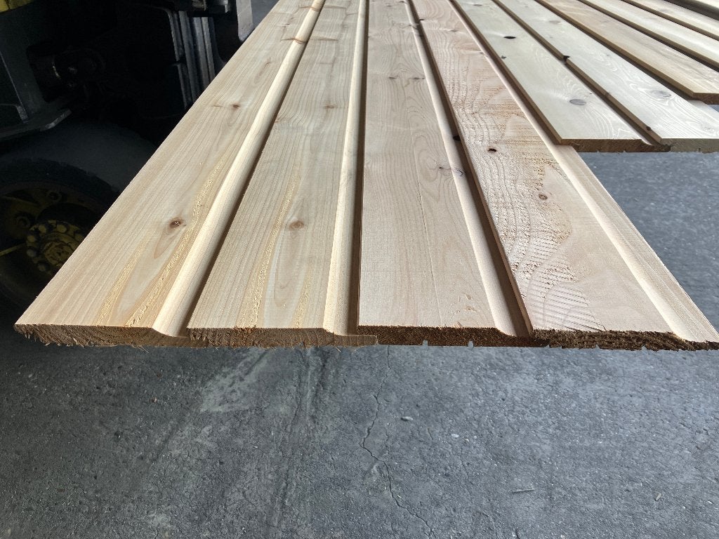 planken-rabatdelen-channelsiding-Western Red Cedar-18x122mm, Ophalen, Planken, Nieuw, Hardhout
