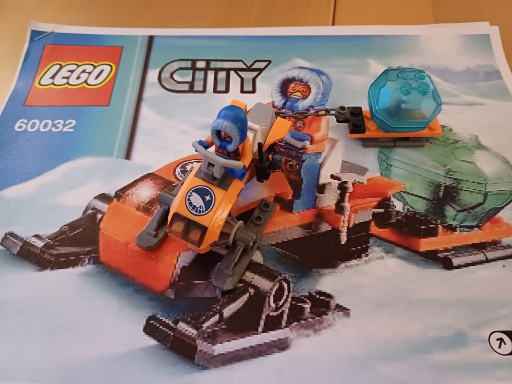 Lego arctic sneeuwscooter setnummer 60032, Gebruikt, Lego, Inclusief instructies, Ophalen of Verzenden
