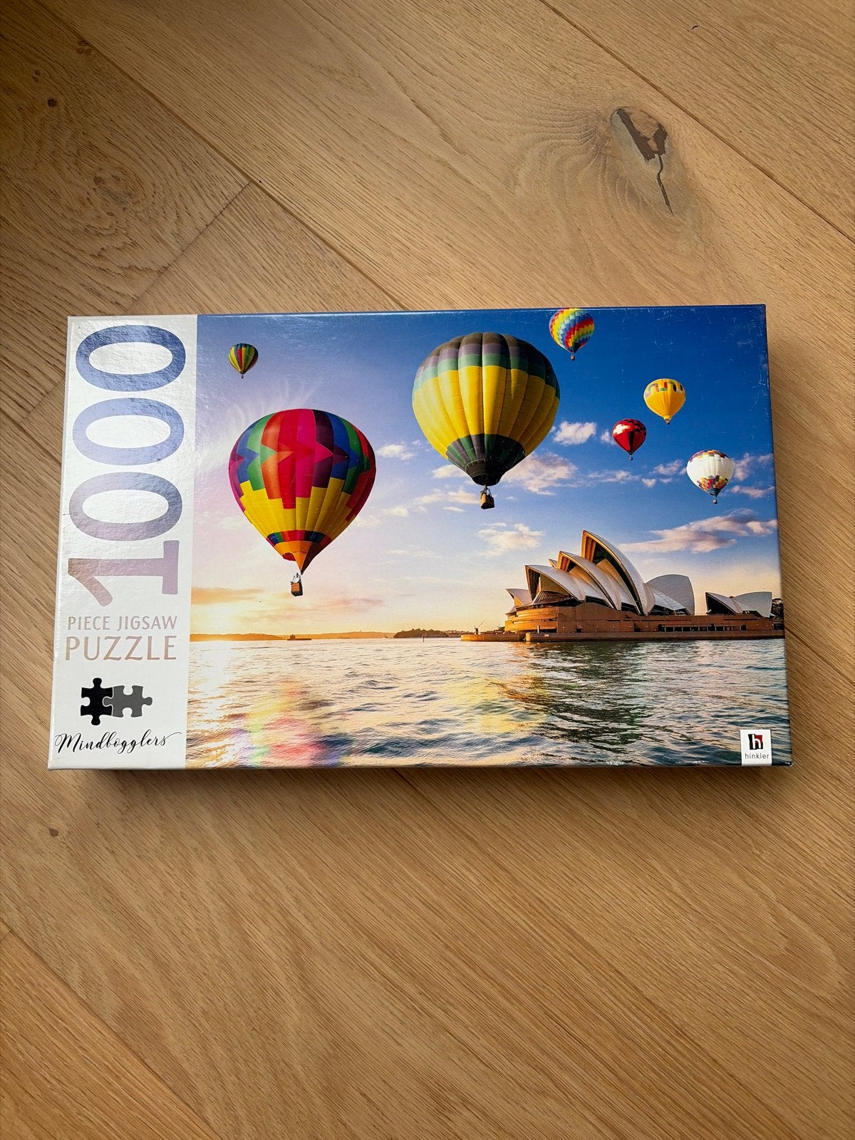 Legpuzzel 1000 stukjes Sydney Opera House luchtballonnen, Ophalen of Verzenden, 500 t/m 1500 stukjes, Zo goed als nieuw, Legpuzzel