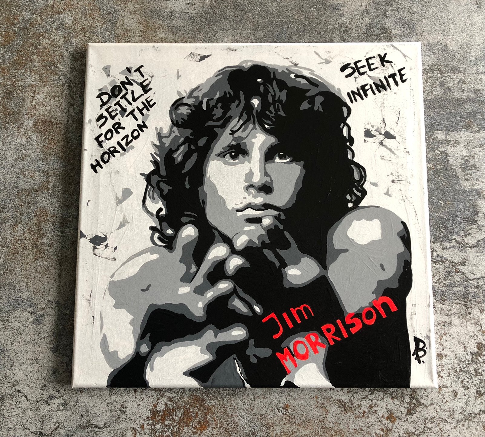 Jim Morrison The Doors, Ophalen, Poster, Artwork of Schilderij