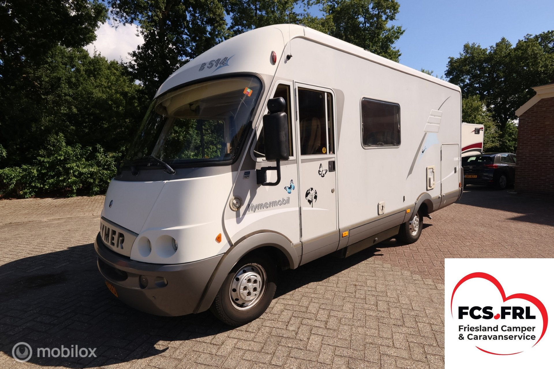 Hymer B 514 uit 2005, Caravans en Kamperen, Campers, Tot en met 2, 6 tot 7 meter, Bedrijf, Afzuigkap