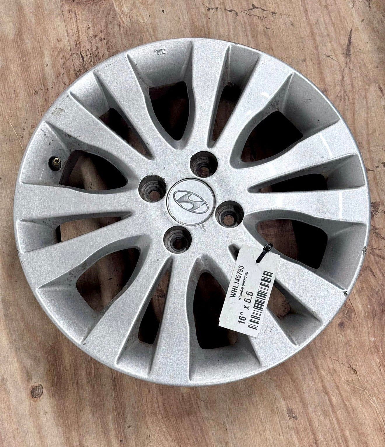Licht metalen Velg Wiel HYUNDAI I20 I 16” inch x 5.5J oem, Ophalen of Verzenden, L, L, L