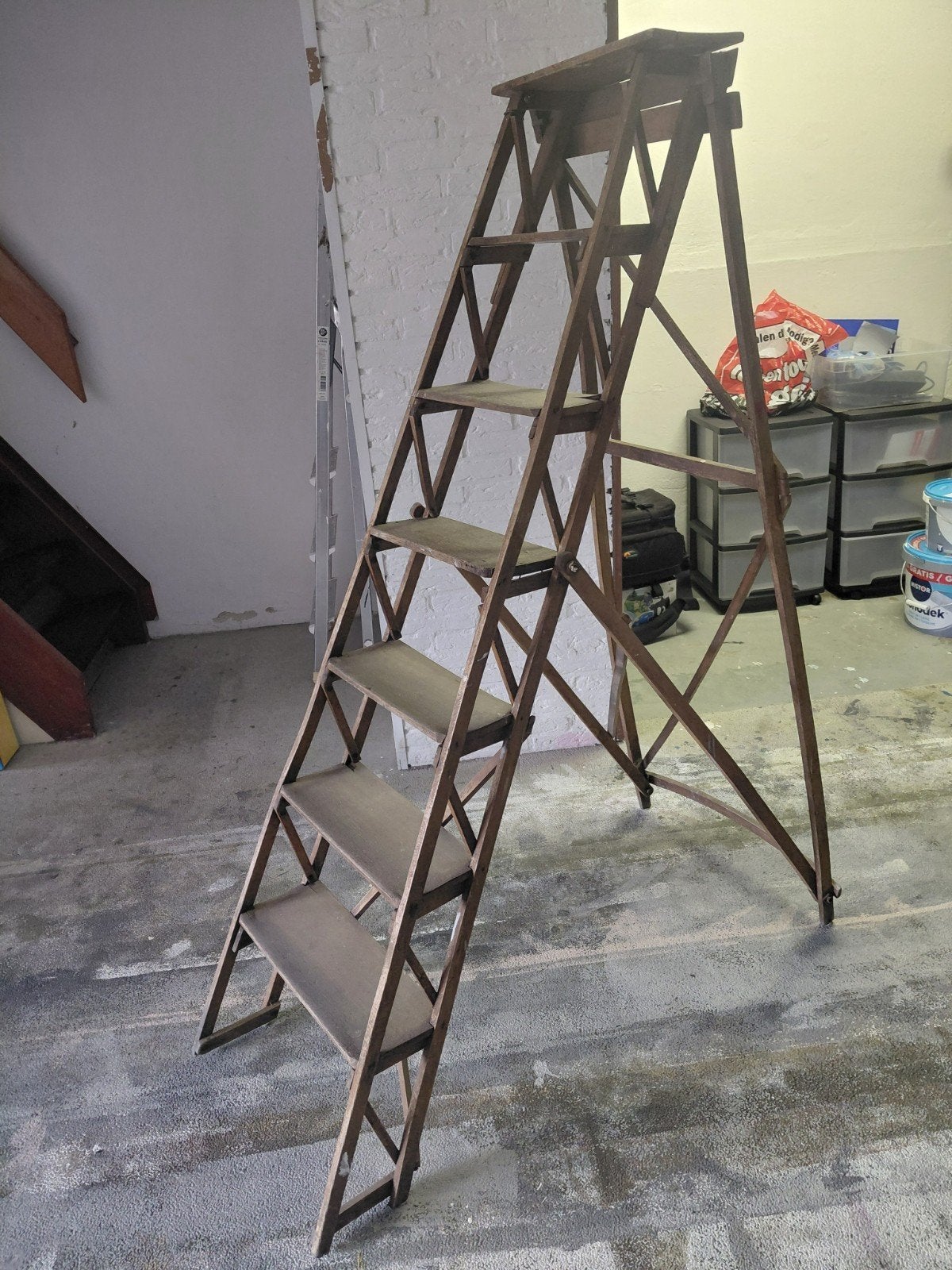 Vintage houten trap - American Steps, Ophalen