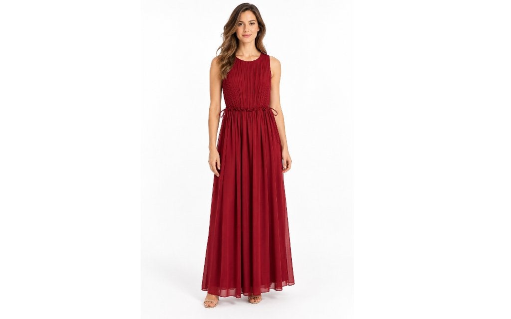 ZGAN H&M Maxi Jurk Maxijurk Bohemian Chique, Rood, XS / S, H&M, Nieuw, Ophalen of Verzenden, Maat 36 (S)