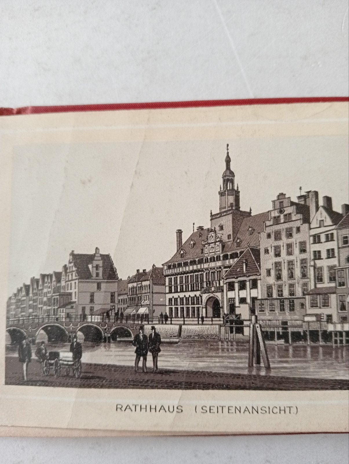 Oud ansichtkaartenalbum Emden - Rathaus, Ophalen of Verzenden, Duitsland