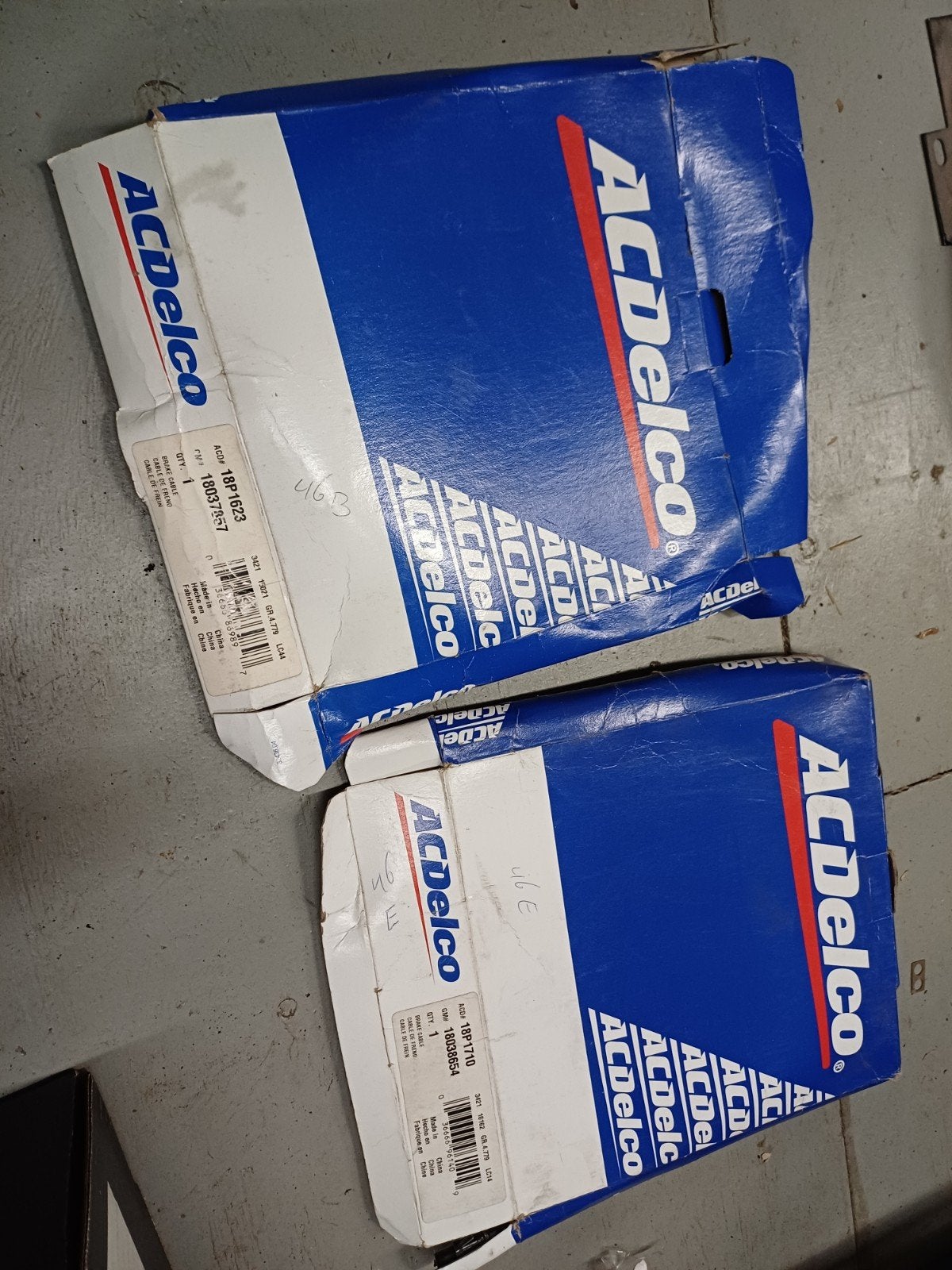 2xnieuwe handremkabel mustang 1994-1998 sn95 ACDELCO 18P1623, Ophalen of Verzenden, Nieuw