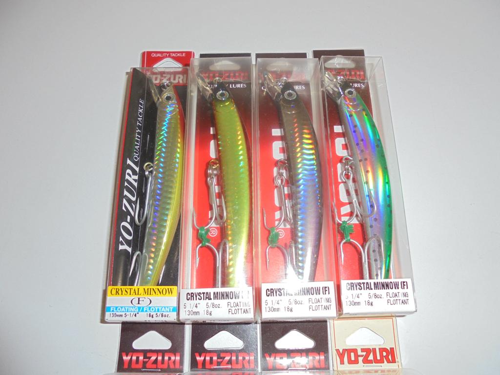 Yo-Zuri Crystal Minnow 13cm 18g Floating ZeeBaars Rapala., Watersport en Boten, Ophalen of Verzenden, Nieuw, Overige typen