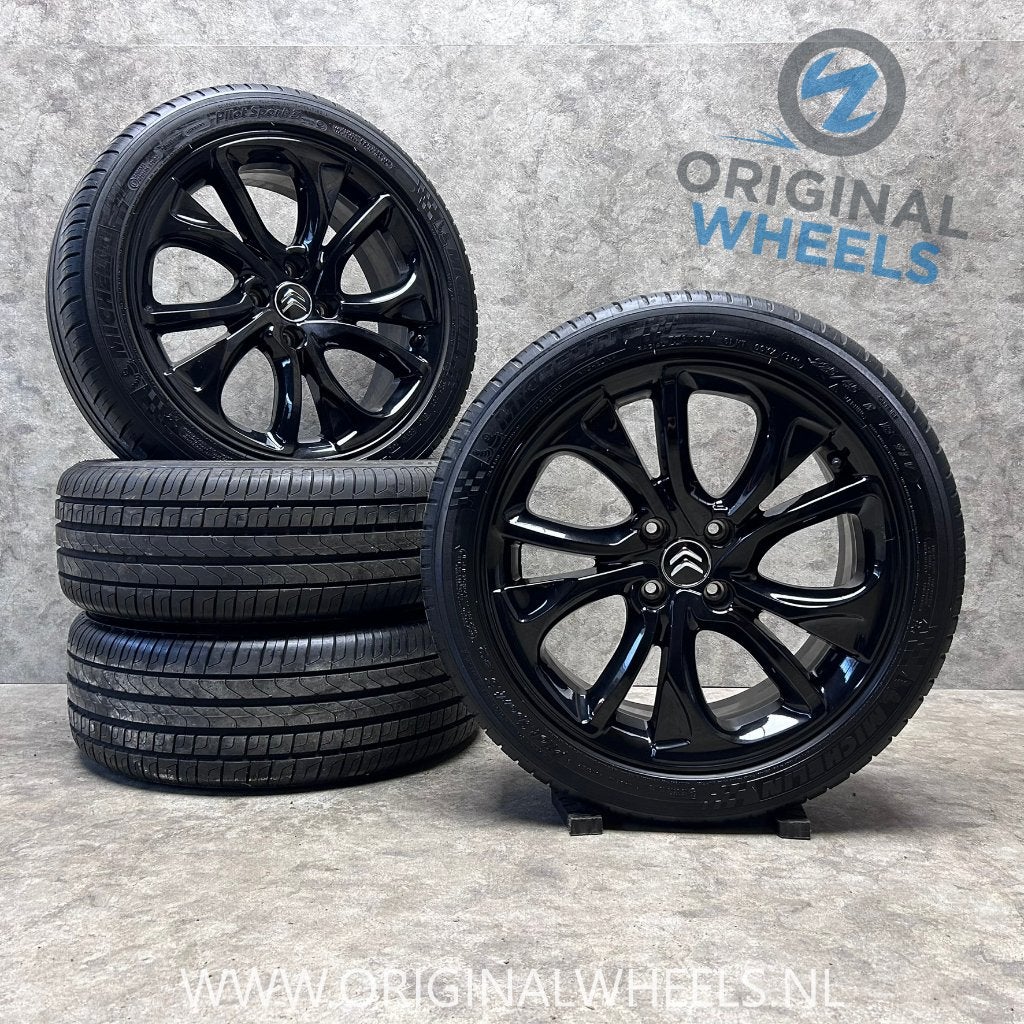 18 inch originele velgen + zomerbanden Citroen DS4 | DS5, Auto-onderdelen, Banden en Velgen, 18 inch, Gebruikt, Banden en Velgen