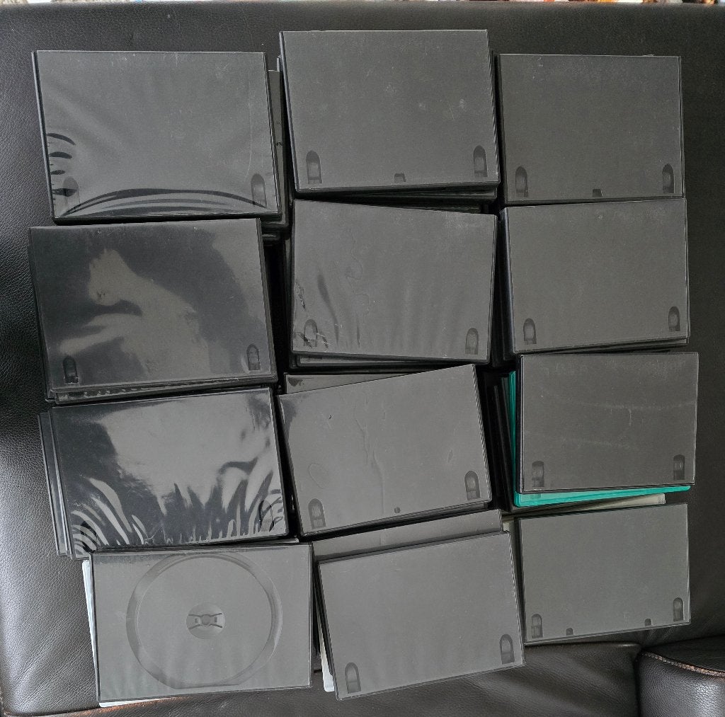 DVD hoezen - circa 130 stuks, 10 inch, Gebruikt, Overige typen, Ophalen of Verzenden
