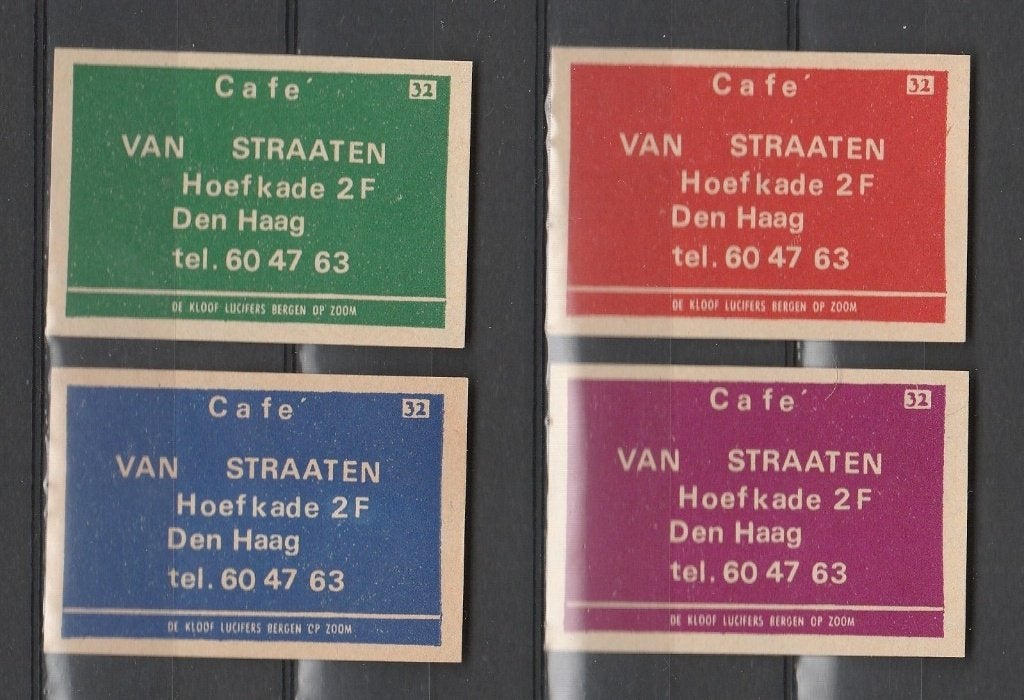 Lucifermerken, Den Haag   (554), Verzamelen, Ophalen of Verzenden, Zo goed als nieuw, Luciferdoosjes of -merken