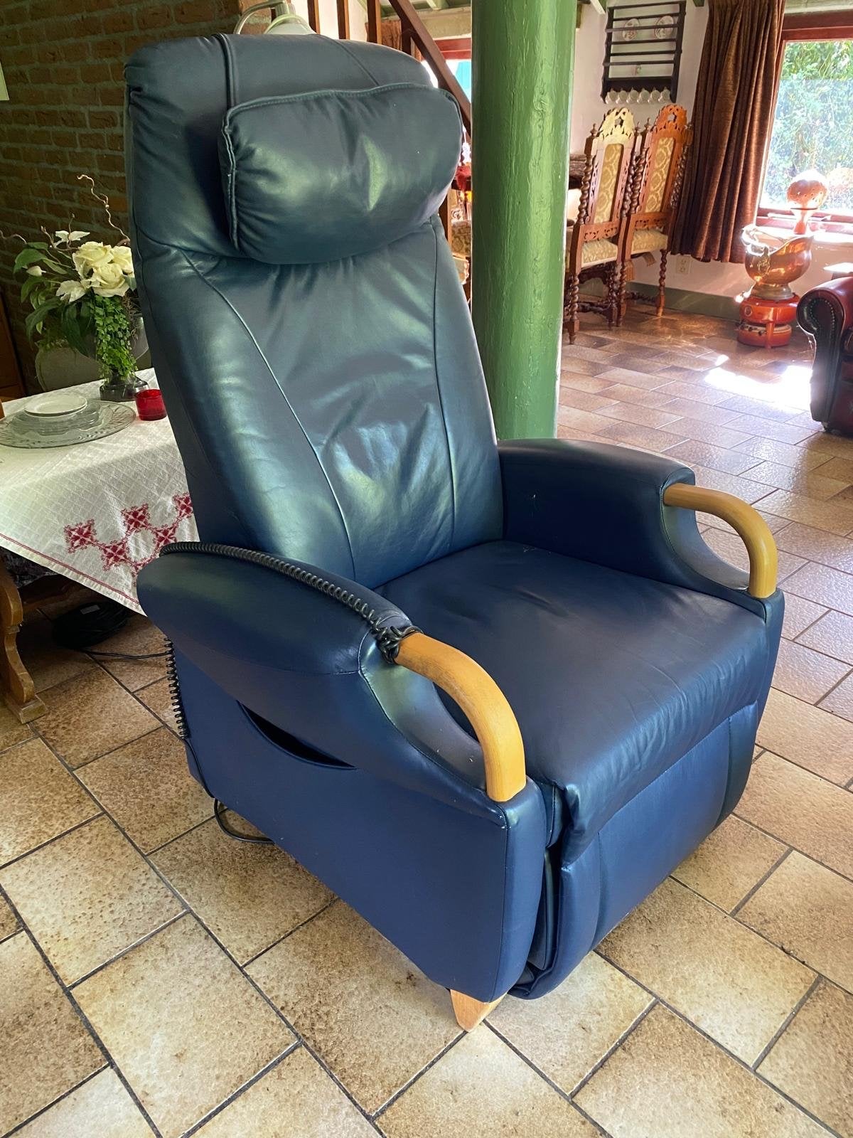 Fitform Sta-op Stoel - Comfort en Functionaliteit, Ophalen, Gebruikt, Leer, 75 tot 100 cm