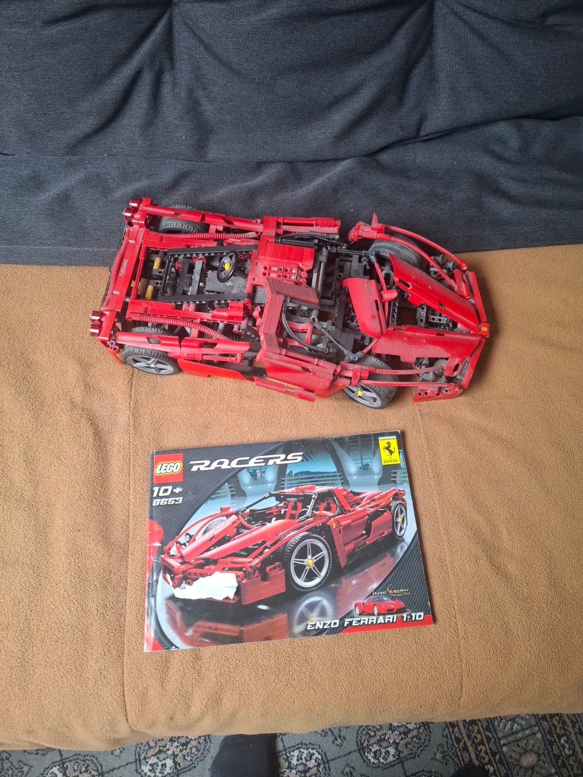 Lego Racers Enzo Ferrari 1:10 - Rode sportwagen, Ophalen of Verzenden, Zo goed als nieuw