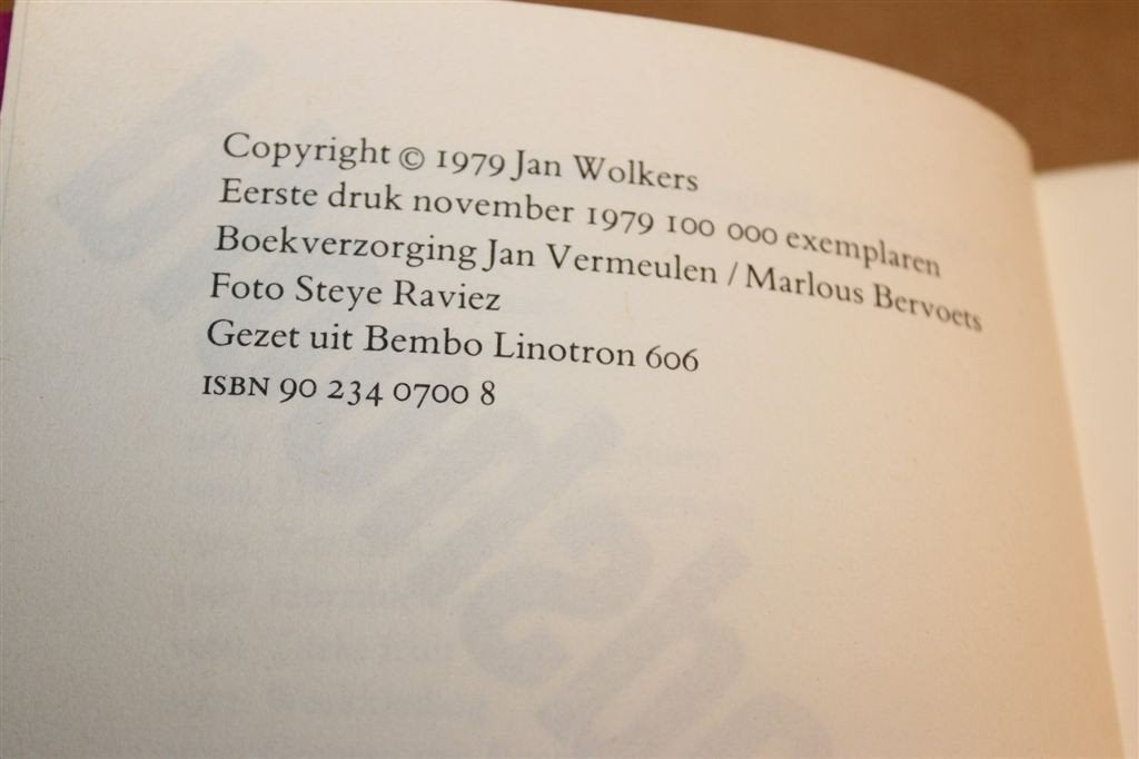 De Doodshoofdvlinder — Wolkers, 1e druk 1979, Ophalen of Verzenden, Gelezen
