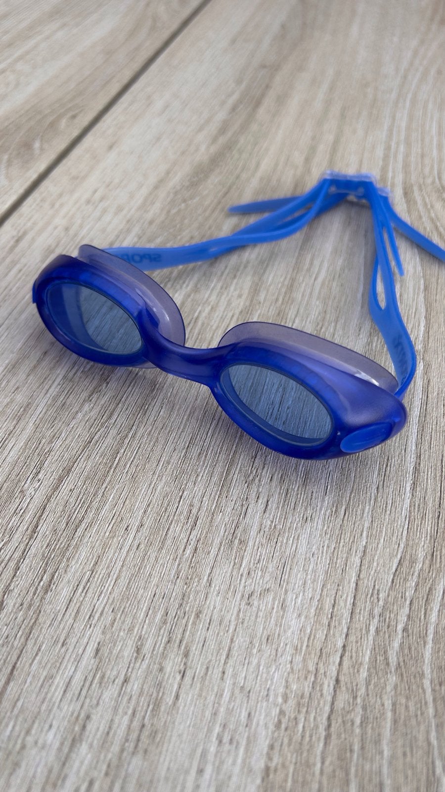SportX Duikbril blauw of geel - Zo goed als nieuw, Ophalen of Verzenden, Zo goed als nieuw, Duikbril of Snorkel