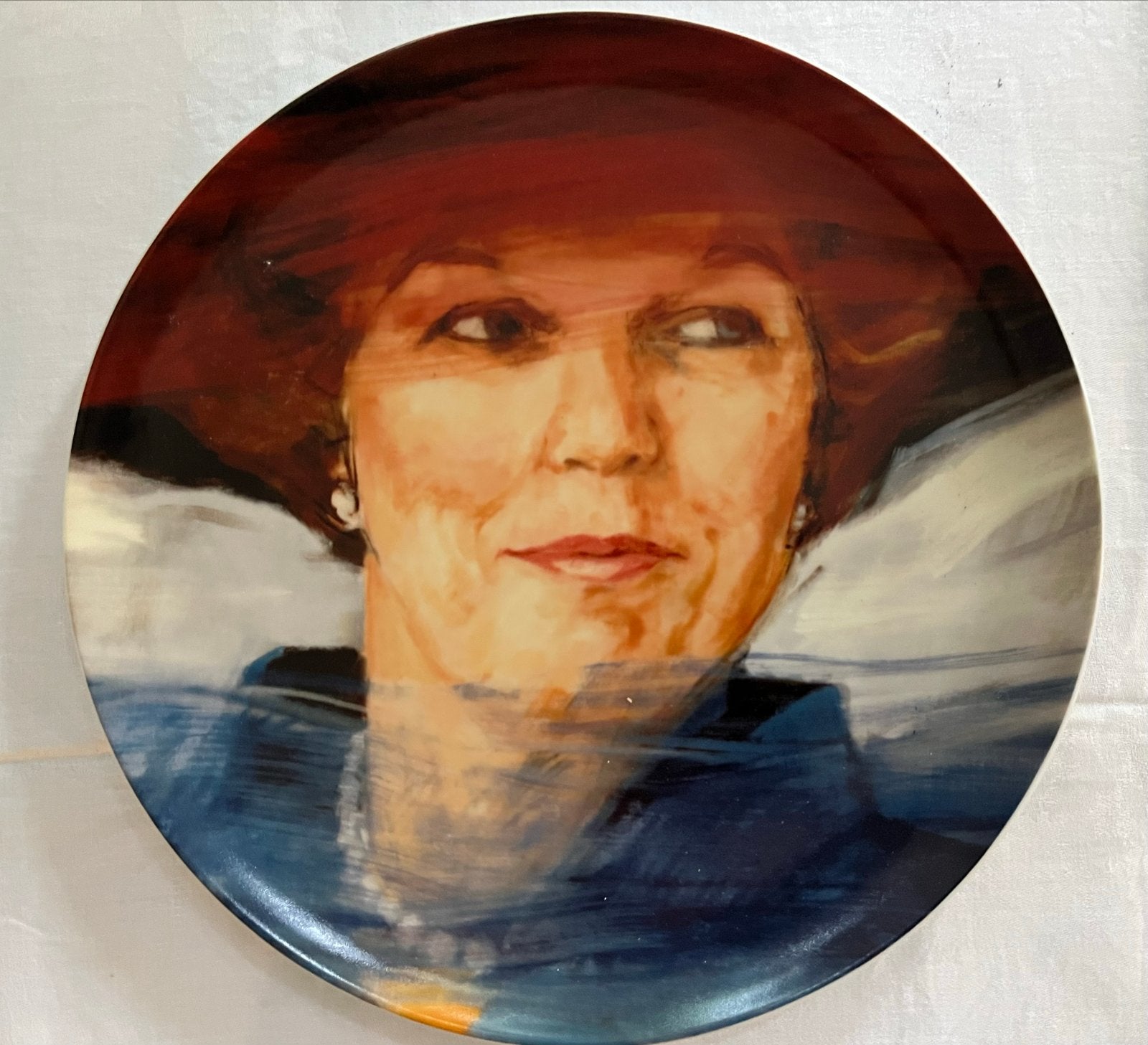 Onderbord Taste-of-art: Staatsieportret Koningin Beatrix, Ophalen of Verzenden