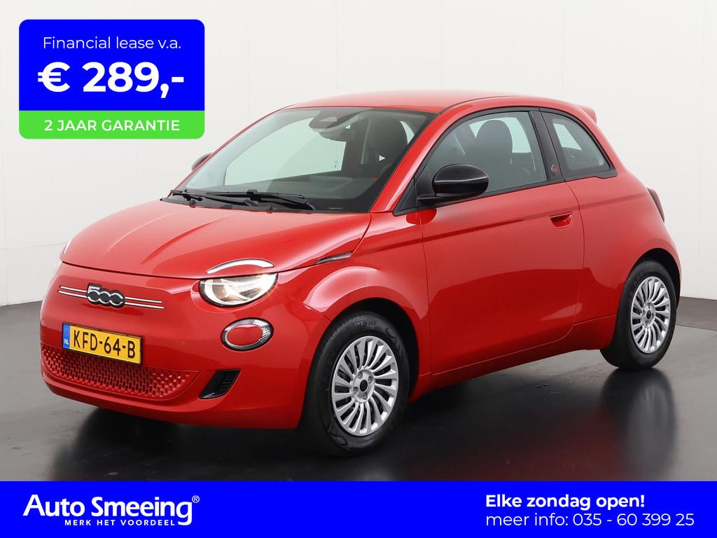 Fiat 500e RED 24 kWh | Camera | Digital Cockpit | Zondag Ope, Auto's, 12 maanden, Stof, Gebruikt, Origineel Nederlands