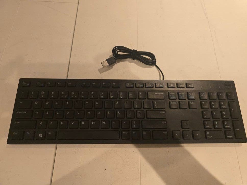 Dell KB216T Bedraad Toetsenbord - QWERTY, Gebruikt, Ophalen of Verzenden, Dell, Qwerty