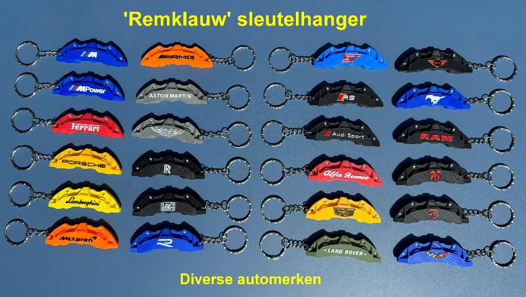 'Remklauw' sleutelhanger diverse automerken, Ophalen of Verzenden, Nieuw, Transport