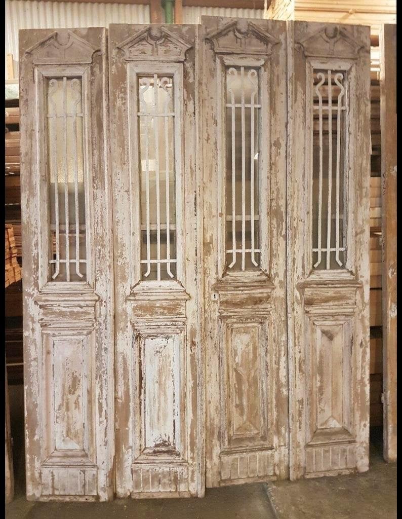 ANTIEKE 4 SLAG DEUR 195 X 252 CM, Ophalen of Verzenden
