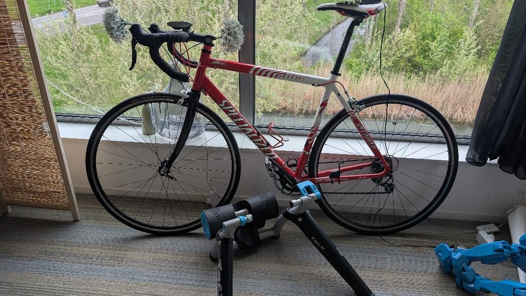 Specalized Allez aluminium incl. (smart)trainer Taxc Bushido, Overige merken, 28 inch, Gebruikt, Velgrem