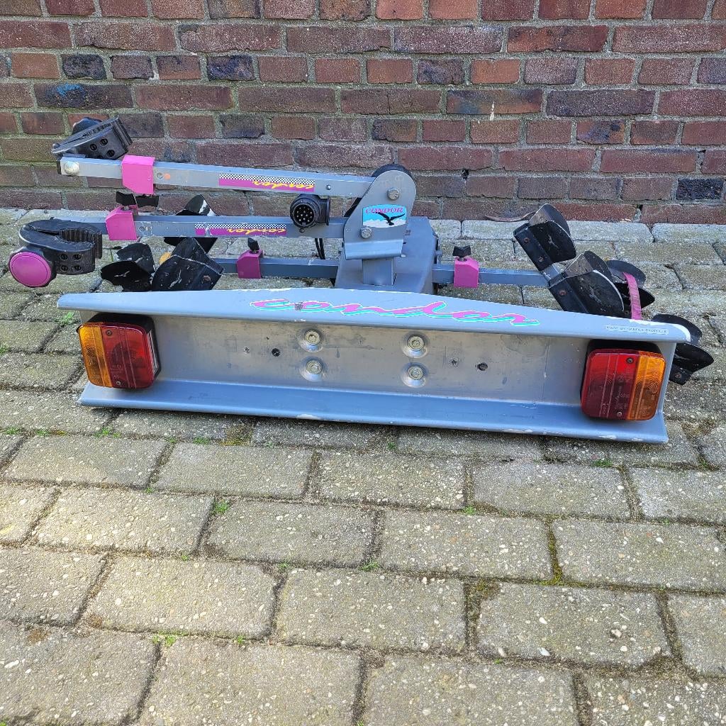 fietsdrager, Auto diversen, Fietsendragers, Ophalen, Gebruikt, Brede banden, 2 fietsen