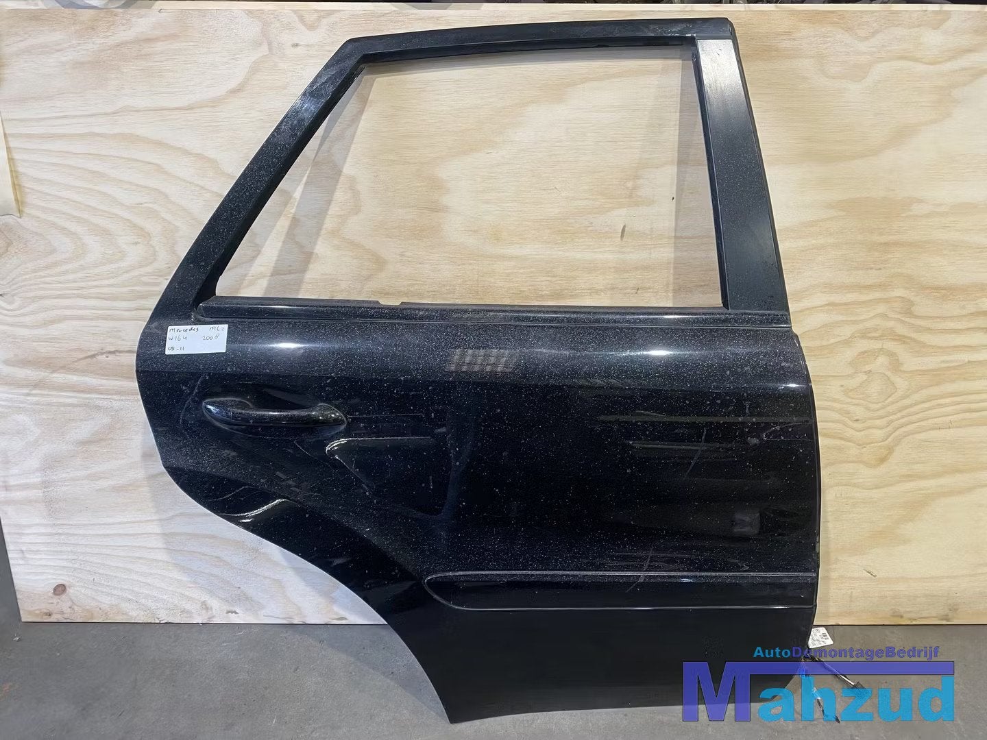 MERCEDES ML 2 W164 Zwart Rechts achter deur portier 2005-201, Gebruikt, Mercedes-Benz AG, Deur, Mercedes-Benz