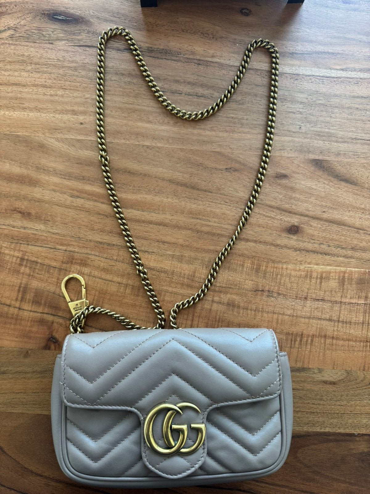 Gucci Marmont Mini, Ophalen of Verzenden, Zo goed als nieuw, Zwart
