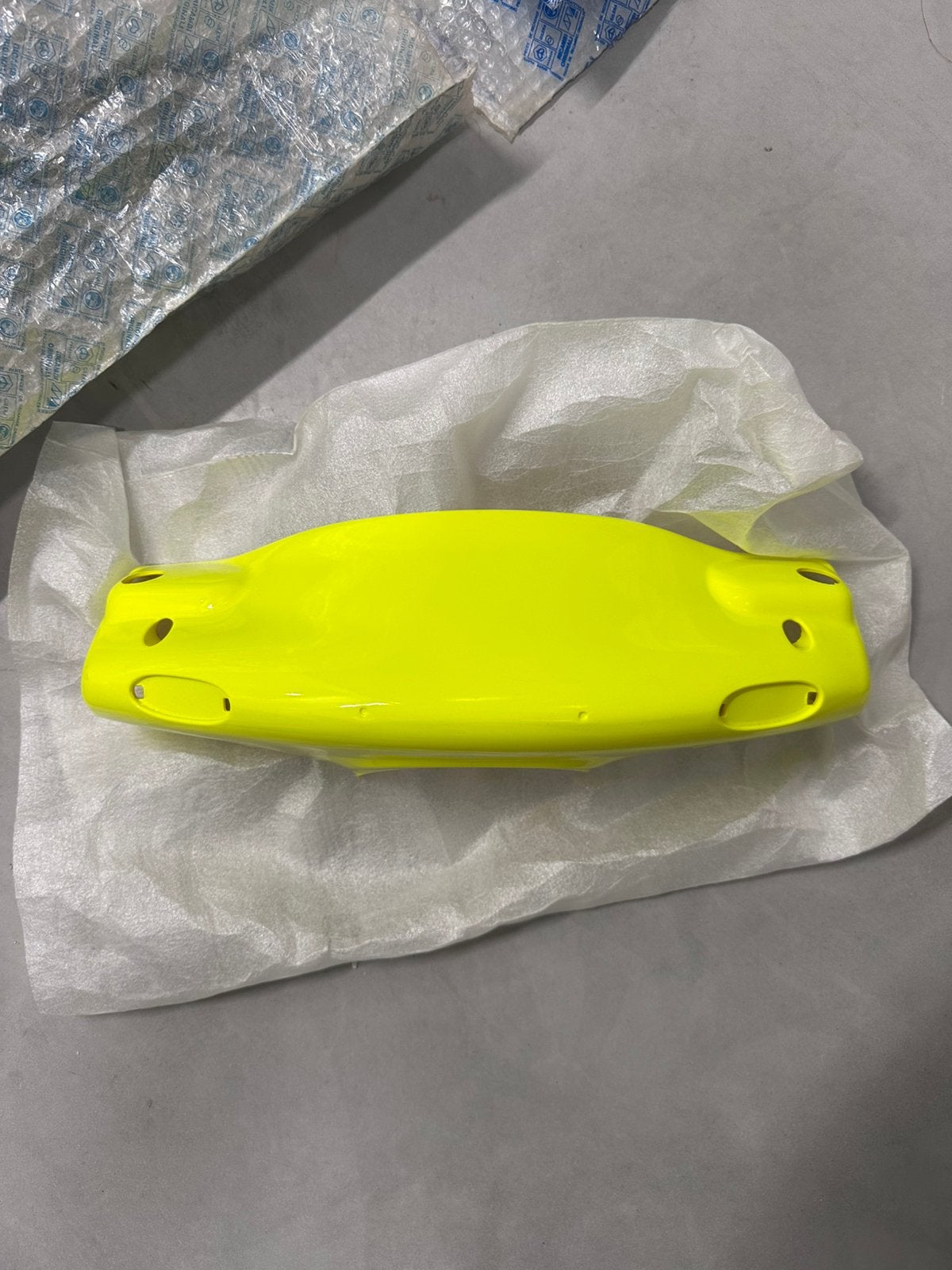 Origineel NOS neon geel stuurkap gilera runner, Ophalen, Zo goed als nieuw, Kap
