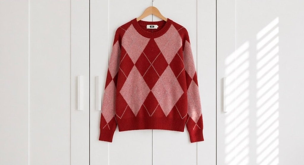 WE ruit trui roze rood ZGAN XS, Kleding | Dames, WE, Ophalen of Verzenden, Zo goed als nieuw, Maat 34 (XS) of kleiner