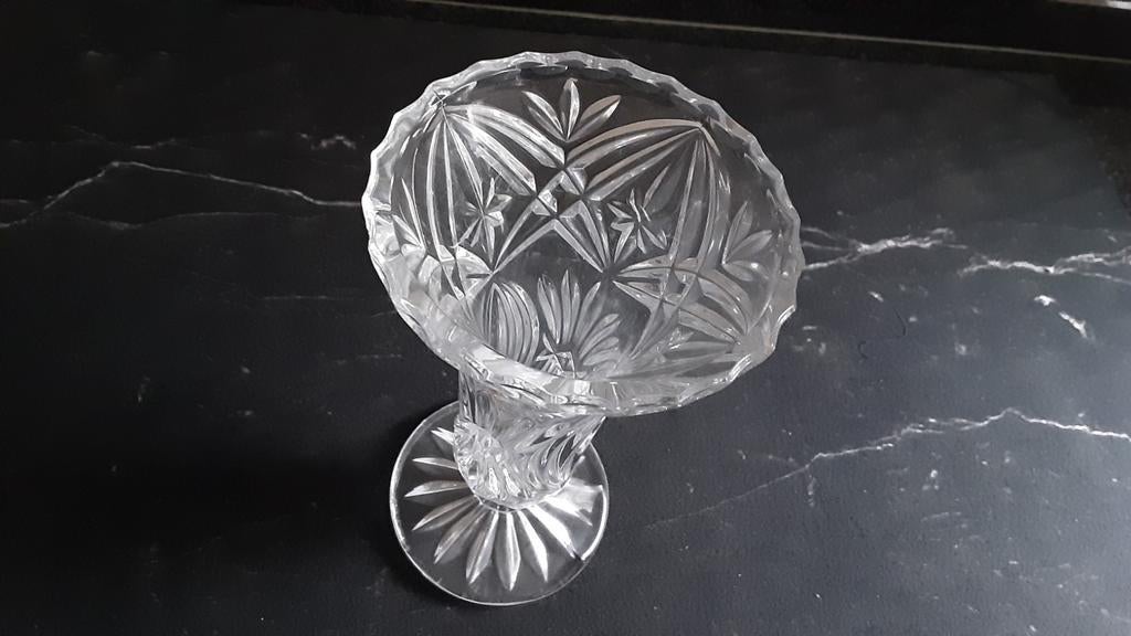 Decoratief kristallen vaasje, Antiek en Kunst, Ophalen of Verzenden