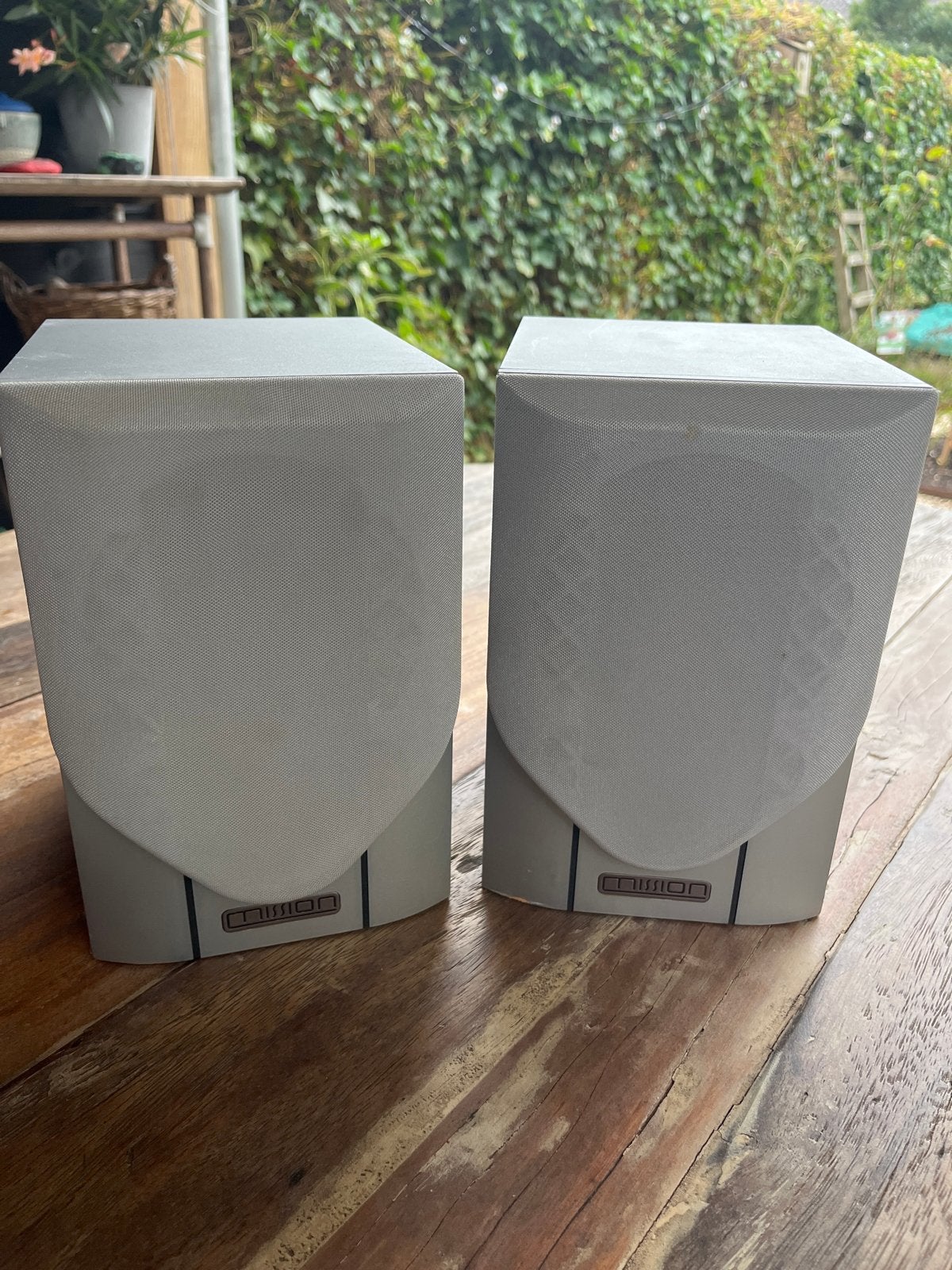 Mission M30i Boekenplank Luidsprekers - Set van 2, Ophalen, Gebruikt, Mission, Geschikt voor surround/home cinema
