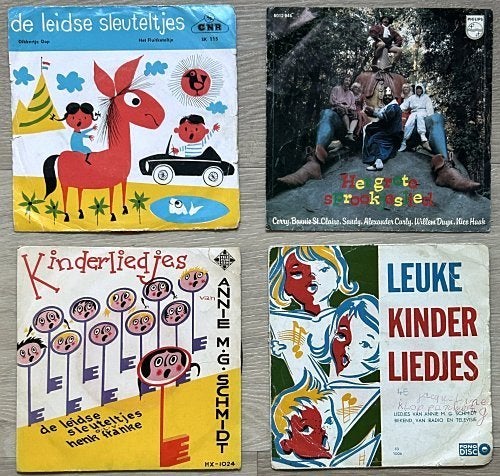 Kinderliedjes op vinyl, Gebruikt, 7 inch, Ophalen of Verzenden, Verhaal of Sprookje